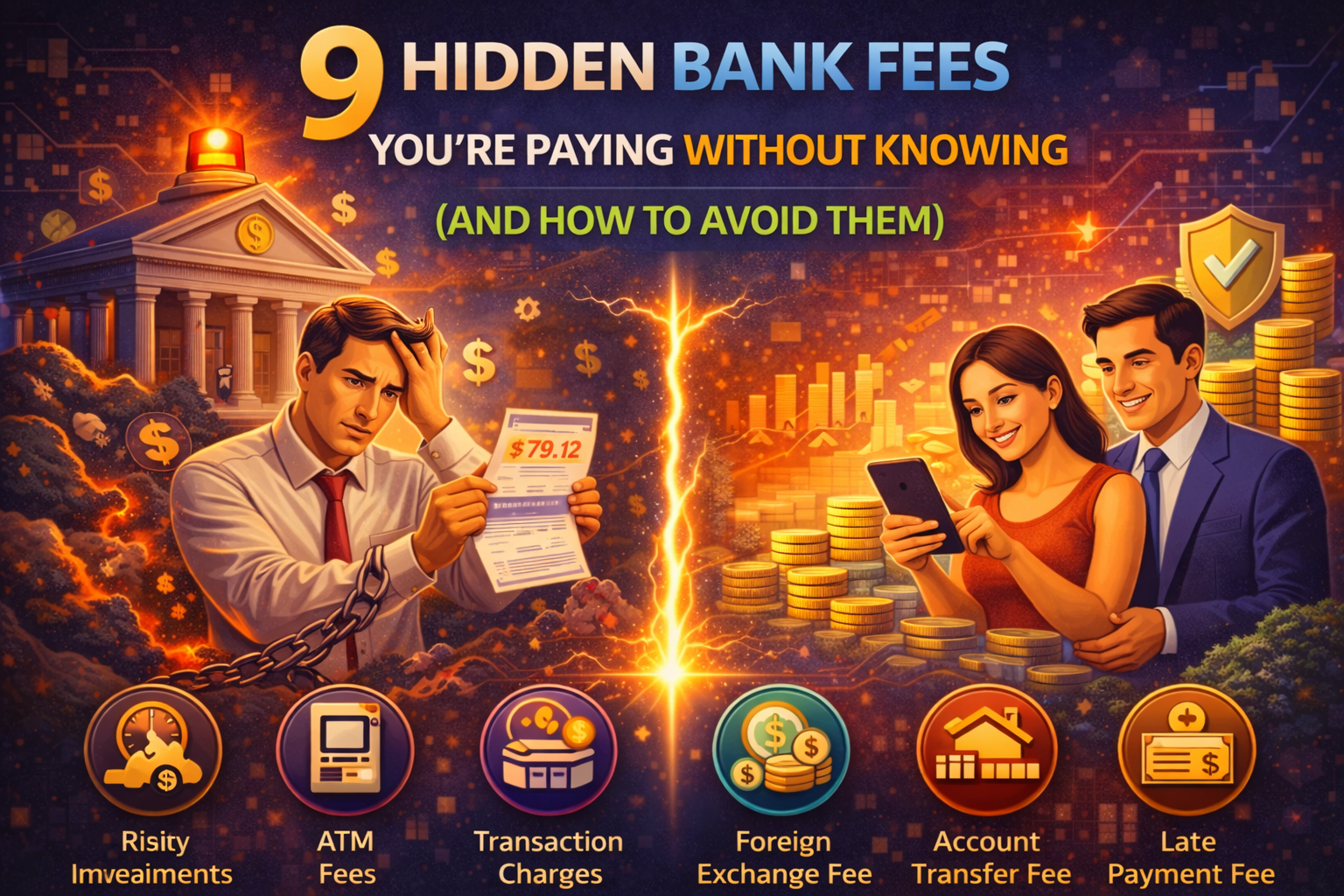 9 Hidden Bank Fees You’re Paying Without Knowing (And How to Avoid Them)
