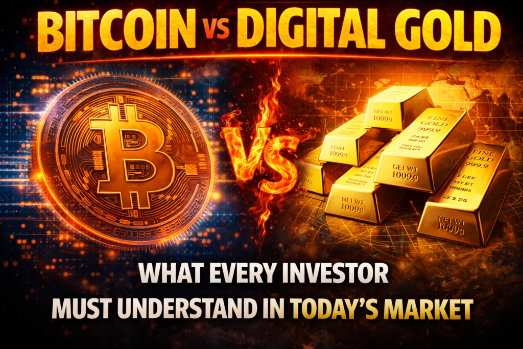 Bitcoin vs Digital Gold: What Every Investor Must Understand in Today’s Market